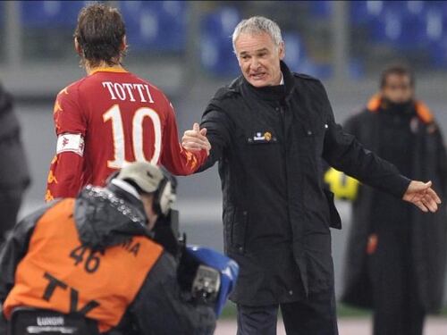 Roma, Ranieri non ha dubbi: Totti può giocare ancora per anni