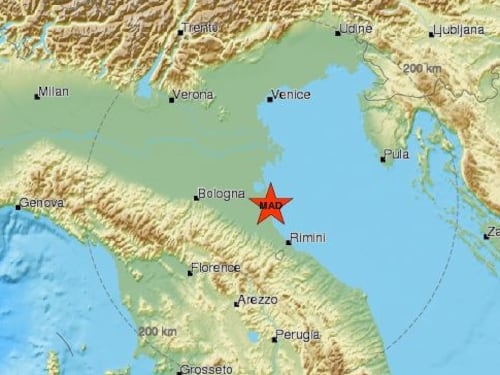 Terremoto di magnitudo 4.6, notte di paura tra Romagna e Veneto