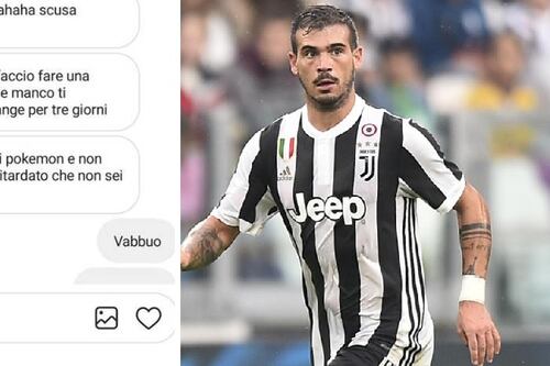 Un 12enne insulta la Juve sui social e Sturaro perde la testa: "Gomorra, sei un ritardato"