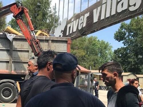 Ruspe al Camping River, prosegue la bonifica del campo rom