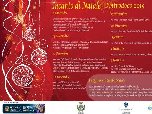 “Le Officine di Babbo Natale” animano Antrodoco (RI) - 8 dic/6 gen
