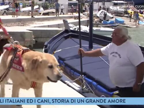 Sicurezza in spiaggia, a Sperlonga debuttano i cani-bagnino