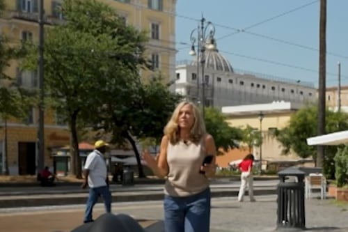 Piazze romane come forni. Se ne accorge anche la tv americana