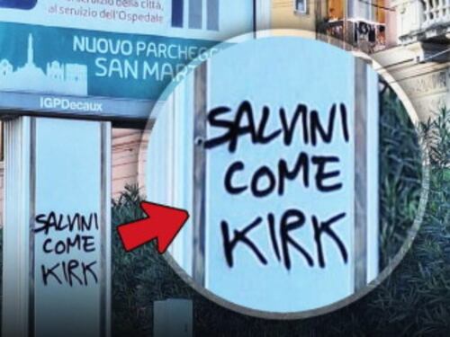 "Salvini come Kirk", choc a Genova. Il vicepremier: "Paura mai, avanti a testa alta"