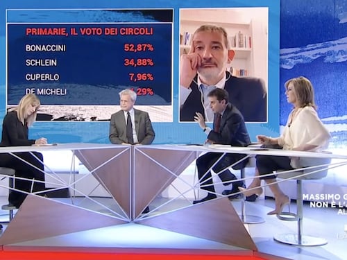 In Onda, Senaldi punge Schlein: "Pd disperato se...". De Gregorio non ci sta