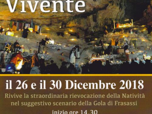 Genga, arriva il presepe
