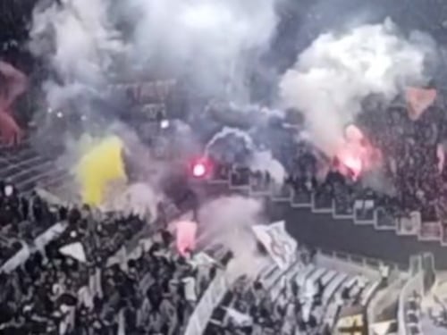 Derby, petardo colpisce tifoso sugli spalti. Parte la caccia al colpevole