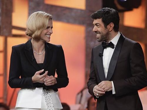 Sanremo 2018, la dedica di Favino a Michelle Hunziker lascia tutti senza parole