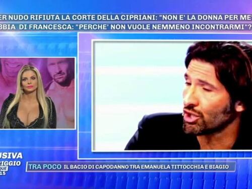 Cipriani furiosa con Nudo: è un cafone. E svela il perché