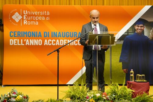 Schillaci all'inaugurazione dell'anno accademico Uer