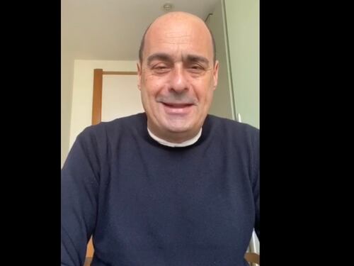 Zingaretti riappare dalla quarantena: "Ho avuto un paio di giorni di febbre, ora sto un po' meglio"