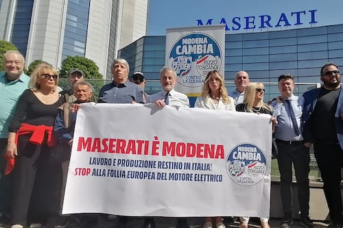 Maserati, l'appello di Alemanno, Giovanardi e De Maio: "Salvare il marchio"