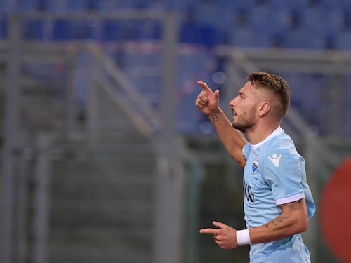 Lazio, tris al Cagliari con doppietta di Immobile