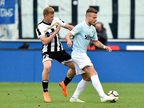 La Lazio batte l'Udinese e aggancia la Roma al terzo posto