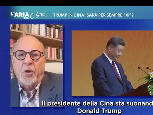 L’Aria che Tira, Friedman in brodo di giuggiole per Xi. Parenzo lo fulmina: non siamo Tele Pechino