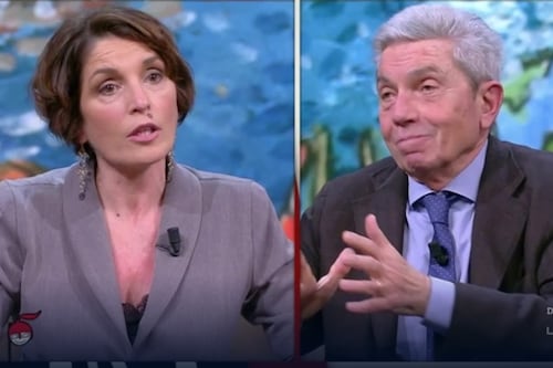 DiMartedì, Aprile critica Meloni su Niscemi. Padellaro la fulmina: “Non può sempre sbagliare tutto”