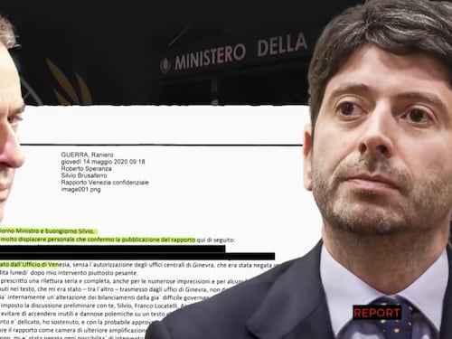 Oms, ecco la mail scandalo di Guerra a Speranza: "Ministro, quel report farà danni"