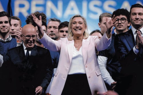 Marine Le Pen apre la corsa all’Eliseo