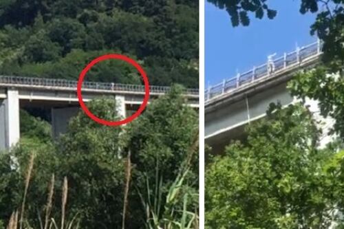 Uccide la figlia lanciandola dal viadotto. Trattative infinite, poi si butta. La compagna morta giù dal balcone