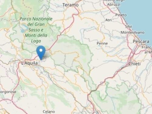 Terremoto, scossa di 3.9 a L'Aquila. Paura ma niente danni