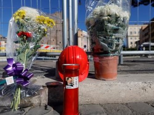 Solo due operai alla volta potevano salire sulla Torre dei Conti per lavorare