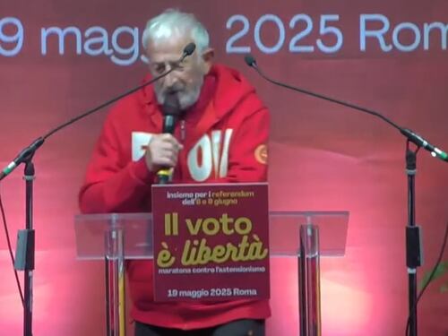 La Russa? "Un bast...", l'insulto choc sul palco della Cgil nel silenzio di Landini