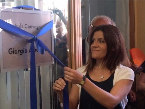 Inaugurata al San Raffaele Pisana la nuova aula convegni dedicata al prof. Giorgio Albertini