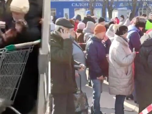 Risse per lo zucchero e code chilometriche, i russi vanno nel panico: assalto ai supermercati