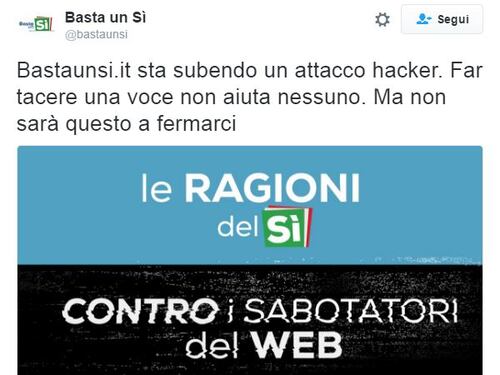 Referendum Costituzionale, contro il sì ora spuntano anche gli hacker (russi?)