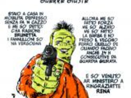 E la vignetta su Brunetta fa scoppiare la polemica