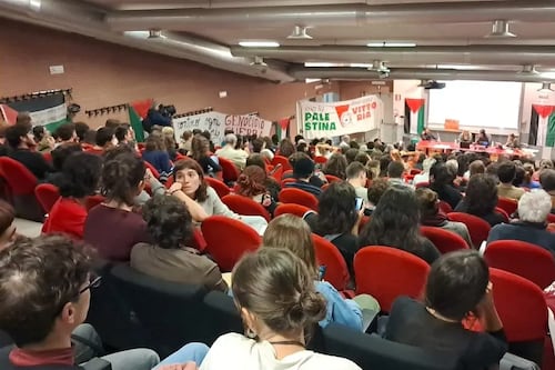 Torino, all’Università lo sfregio ProPal al 7 ottobre: “Cancellare Israele”
