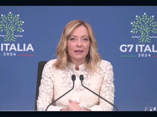 G7, l’intervento di Meloni tra sostegno all’Ucraina e tregua in Medio Oriente