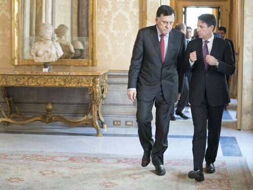 LIBIA, CONTE INCONTRA AL SERRAJ "CONTRASTARE FRANGE ESTREMISTE"