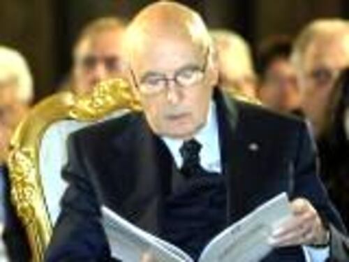 Napolitano: "Non spetta al Csm il vaglio sulla costituzionalità"