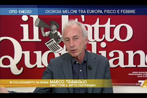 Otto e mezzo, Travaglio va fuori di testa con gli evasori: “Mi sono rotto! Ladri”