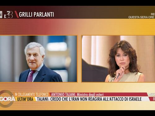 Agorà, “cessate il fuoco a Gaza per la pace in Medio Oriente”. La ricetta di Tajani