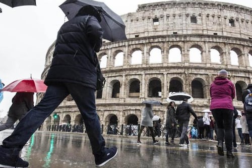 Scatta l'allerta meteo nel Lazio, in arrivo pioggia e freddo