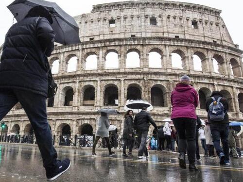 Scatta l'allerta meteo nel Lazio, in arrivo pioggia e freddo