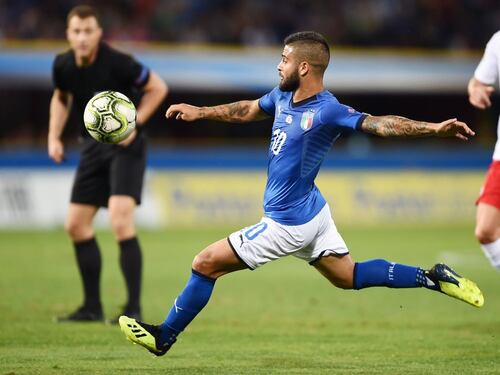 NAZIONALE, INSIGNE "DURA IN GRECIA, QUALITÀ E GIOCO PER VINCERE"
