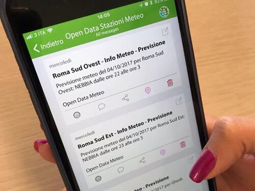 Messaggi utili sul cellulare, Whereapp tocca 1,5 milioni di notizie