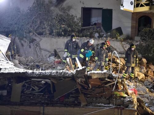 Palazzina crollata a Roma, trovata solo una bombola