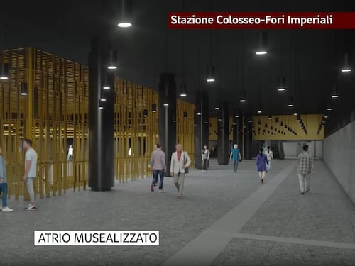 Oro, nero e resti archeologici. Come saranno metro Colosseo e Porta Metronia