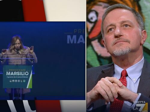 DiMartedì, "chiamata alle armi". Da Giannini comizio anti-Meloni