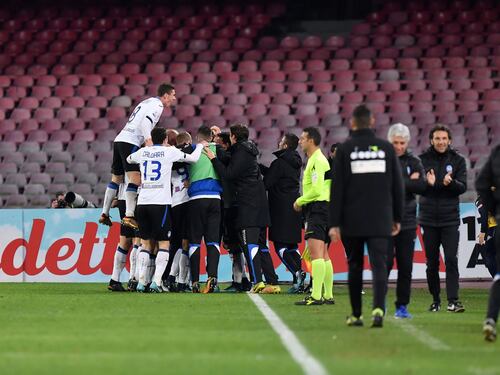 L'Atalanta castiga il Napoli in Coppa Italia e sogna