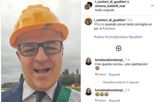 La satira di Simone Baldelli su Gualtieri: “Adesso ci mancano solo le gondole”