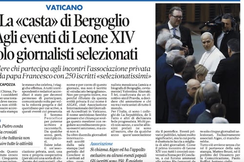 La "casta" di Bergoglio, rivolta degli "esclusi": Leone cambi questa brutta abitudine