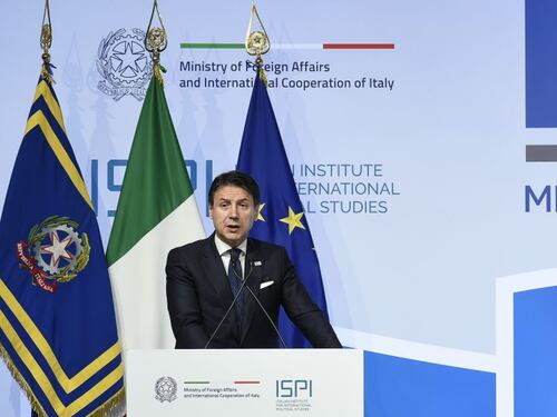 LIBIA, CONTE CHIUDE A INTERVENTO MILITARE E INVOCA IMPEGNO EUROPA