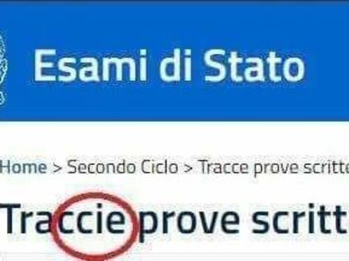Maturità e "traccie" d'esame, il Miur chiede scusa ma il refuso diventa virale