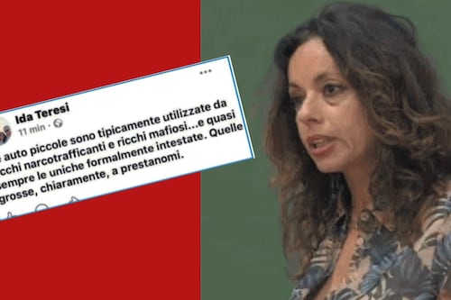 "Le auto piccole? Roba da mafiosi e narcos". Il post choc del magistrato