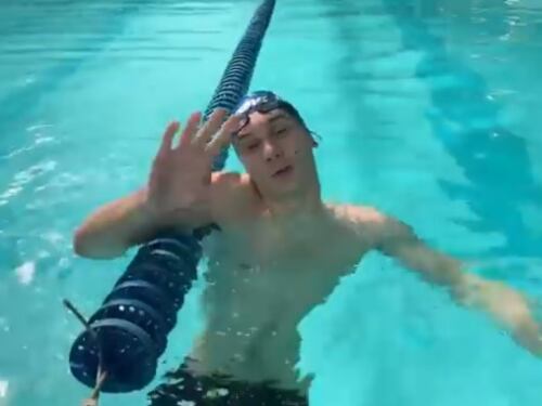 Manuel Bortuzzo torna in piscina: "Un'emozione bellissima"